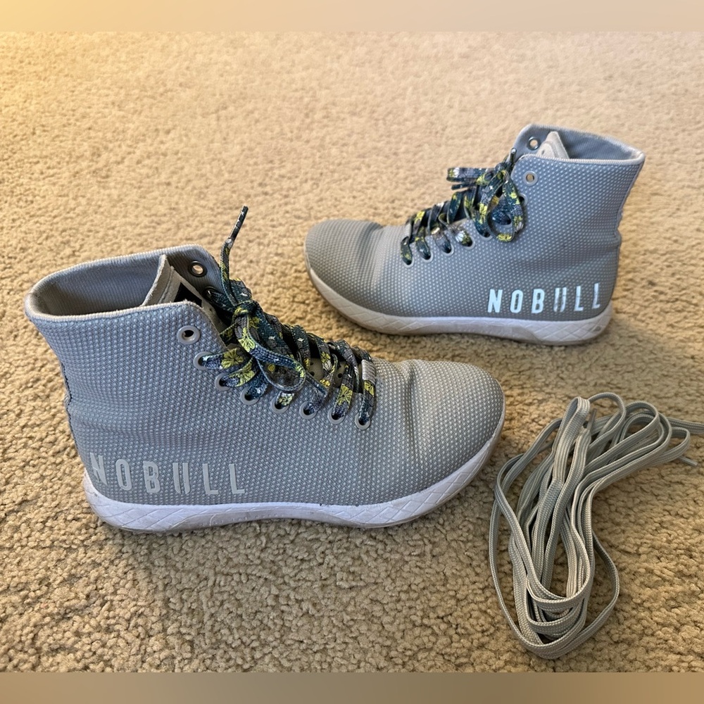 NOBULL Women’s Gray High-Top Trainers